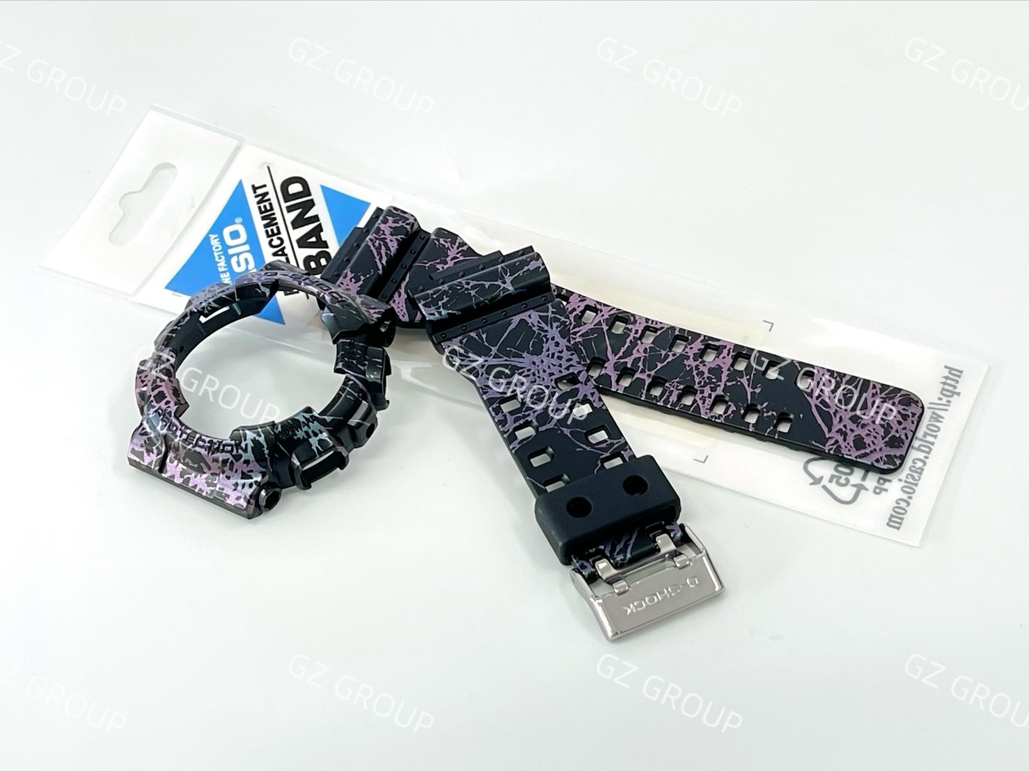CASIO GENUINE FACTORY CASIO REPLACEMENT อะไหล่นาฬิกา G-SHOCK พร้อมส่ง รุ่น GA-110PM-1A กรอบสายสีดำ