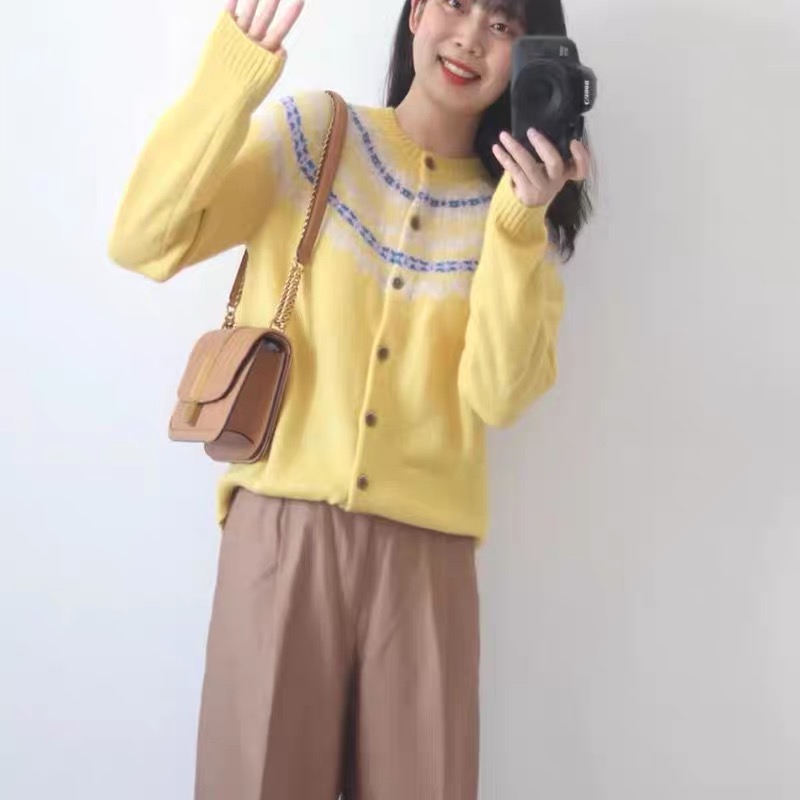 เสื้อหนาวไหมพรม ลายถัก ไหมพรมถัก เนื้อไหม นุ่ม