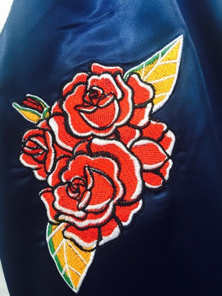เสื้อแจ็คเก็ต เสื้อนอก เสื้อคลุมทรงเบสบอล สไตล์วินเทจ แต่งลายปัก แบรนด์เนมญี่ปุ่น