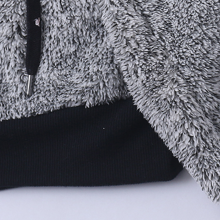 เสื้อเฟอร์กันหนาว หมวกฮู้ด เสื้อขน สีขาว (FLUFFY COAT) สำเนา สำเนา สำเนา