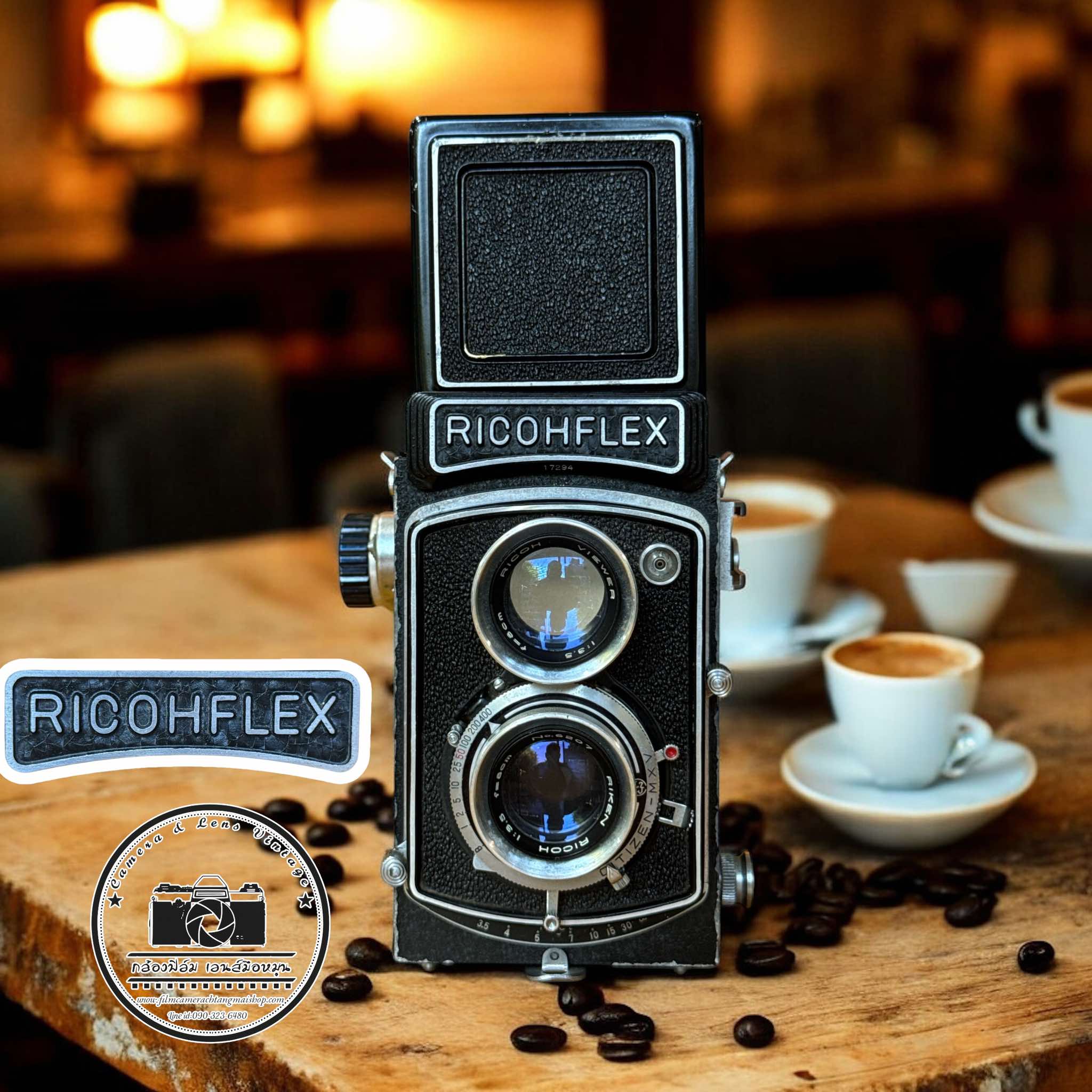 RICOHFLEX NEW DAIMOND RICOH RIKEN 80MM.F3.5