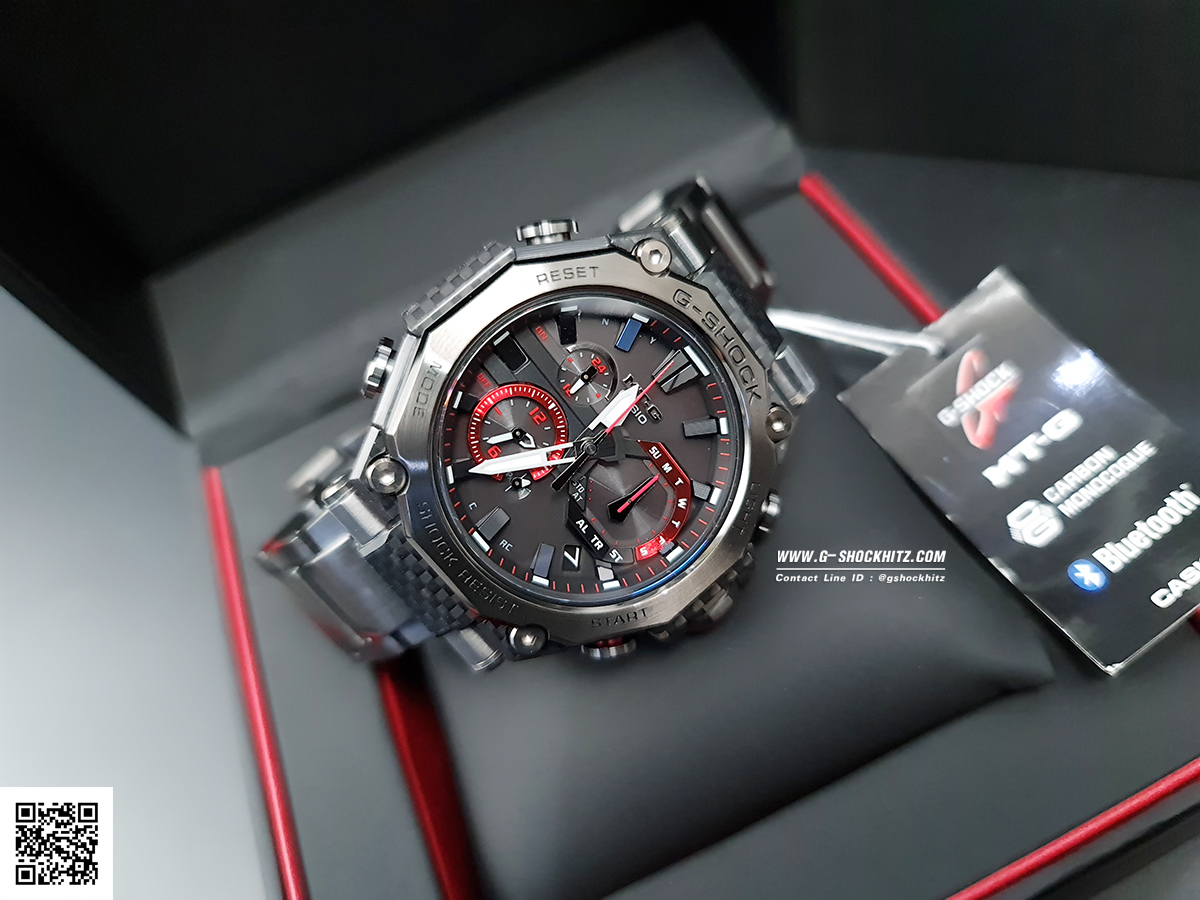 CASIO G-SHOCK นาฬิกาข้อมือ นาฬิกากันน้ำ นาฬิกาของแท้ ประกันศูนย์ CMG 1 ปี รุ่น MTG-B2000YBD-1A นาฬิกาสีดำ