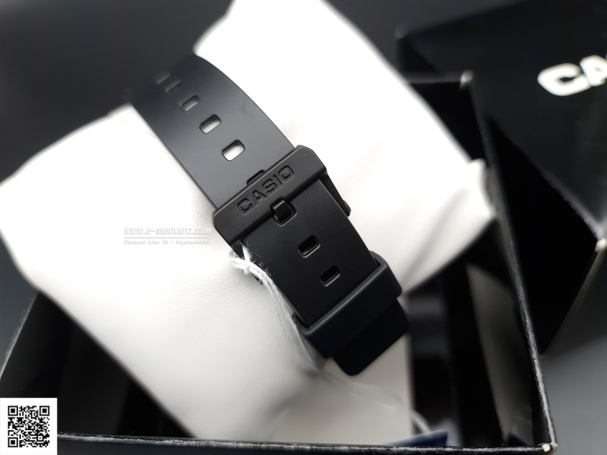 CASIO นาฬิกาคาสิโอ นาฬิกาข้อมือ นาฬิกากันน้ำ นาฬิกาของแท้ ประกันศูนย์ CMG 1 ปี รุ่น MRW-200H-1B3 นาฬิกาสีดำ