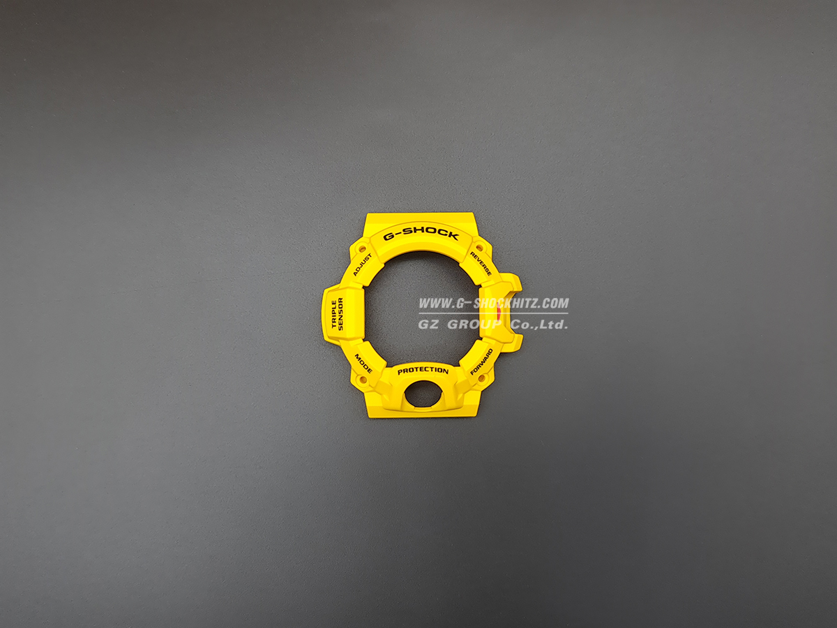 CASIO GENUINE FACTORY CASIO REPLACEMENT อะไหล่นาฬิกา G-SHOCK รุ่น GW-9430EJ-9 กรอบสายสีเหลือง