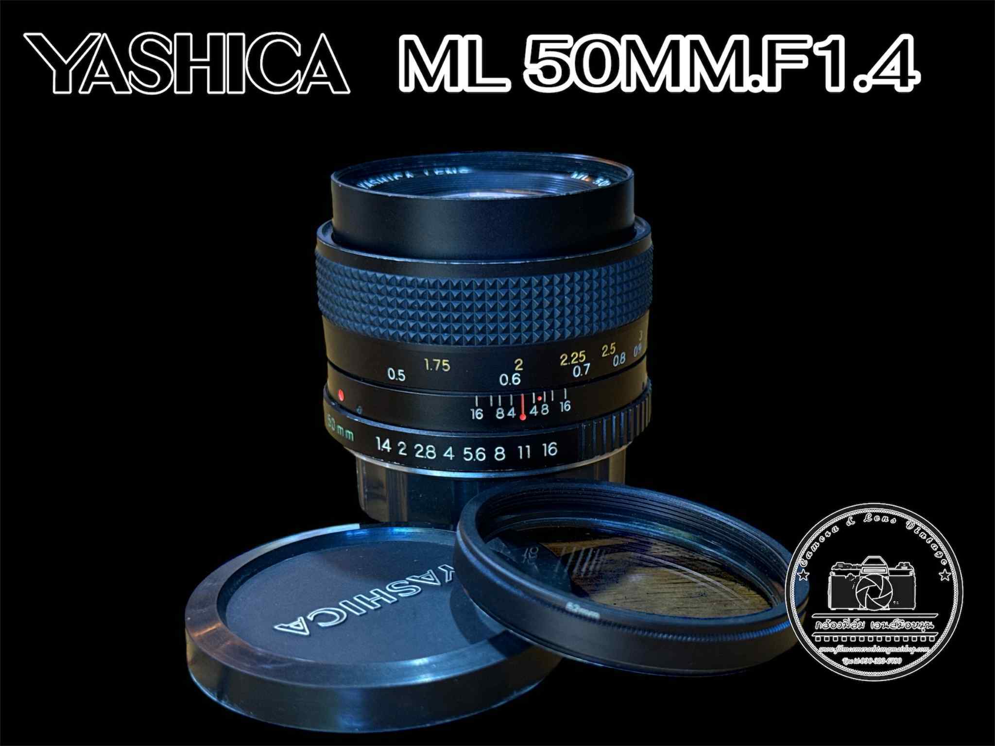 YASHICA ML 50MM.F1.4 CY MOUNT