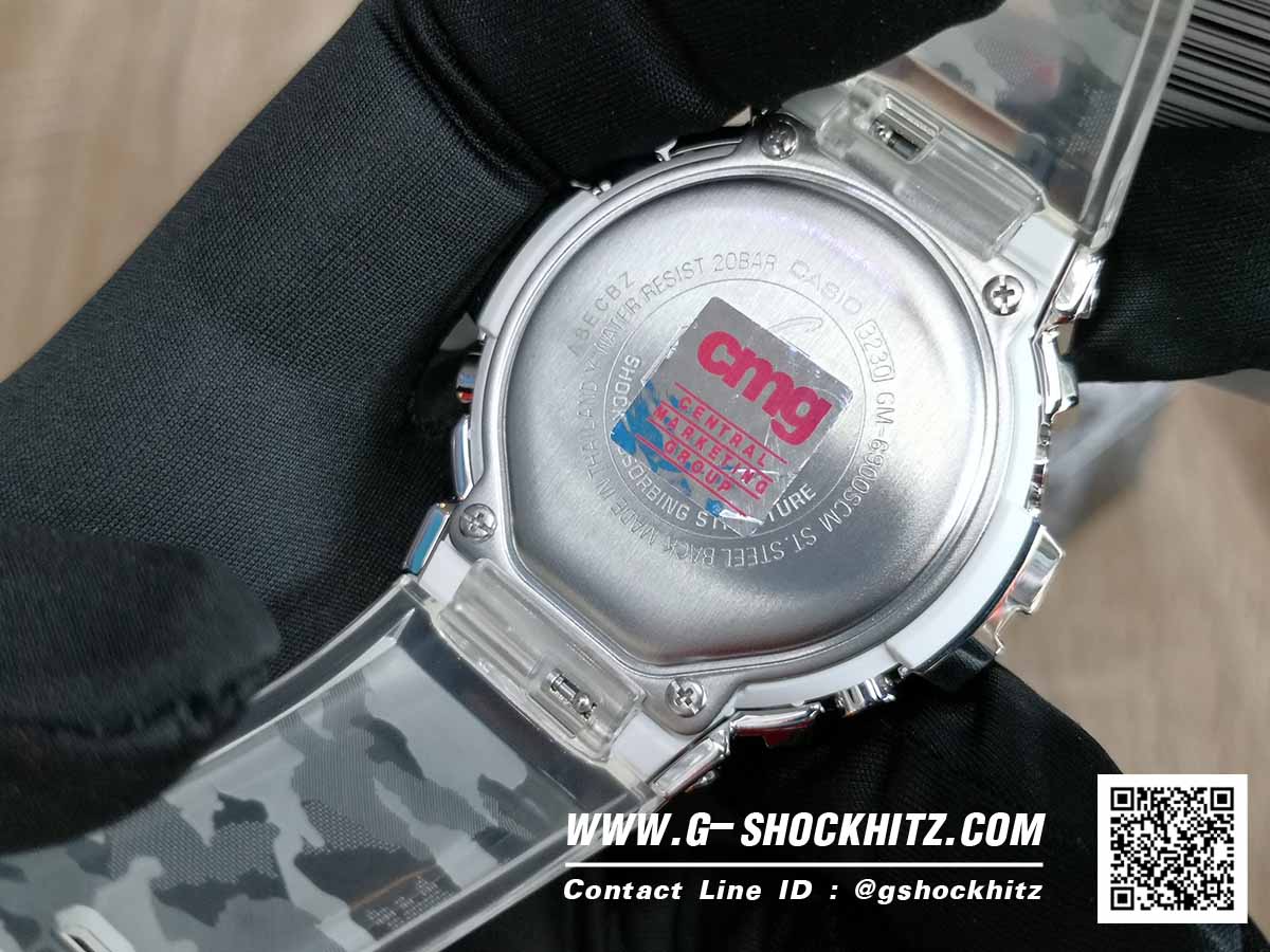 CASIO MID YEAR SALE G-SHOCK พร้อมส่ง นาฬิกาข้อมือ นาฬิกากันน้ำ นาฬิกาของแท้ ประกันศูนย์ CMG 1 ปี รุ่น GM-6900SCM-1 นาฬิกาสีเงิน