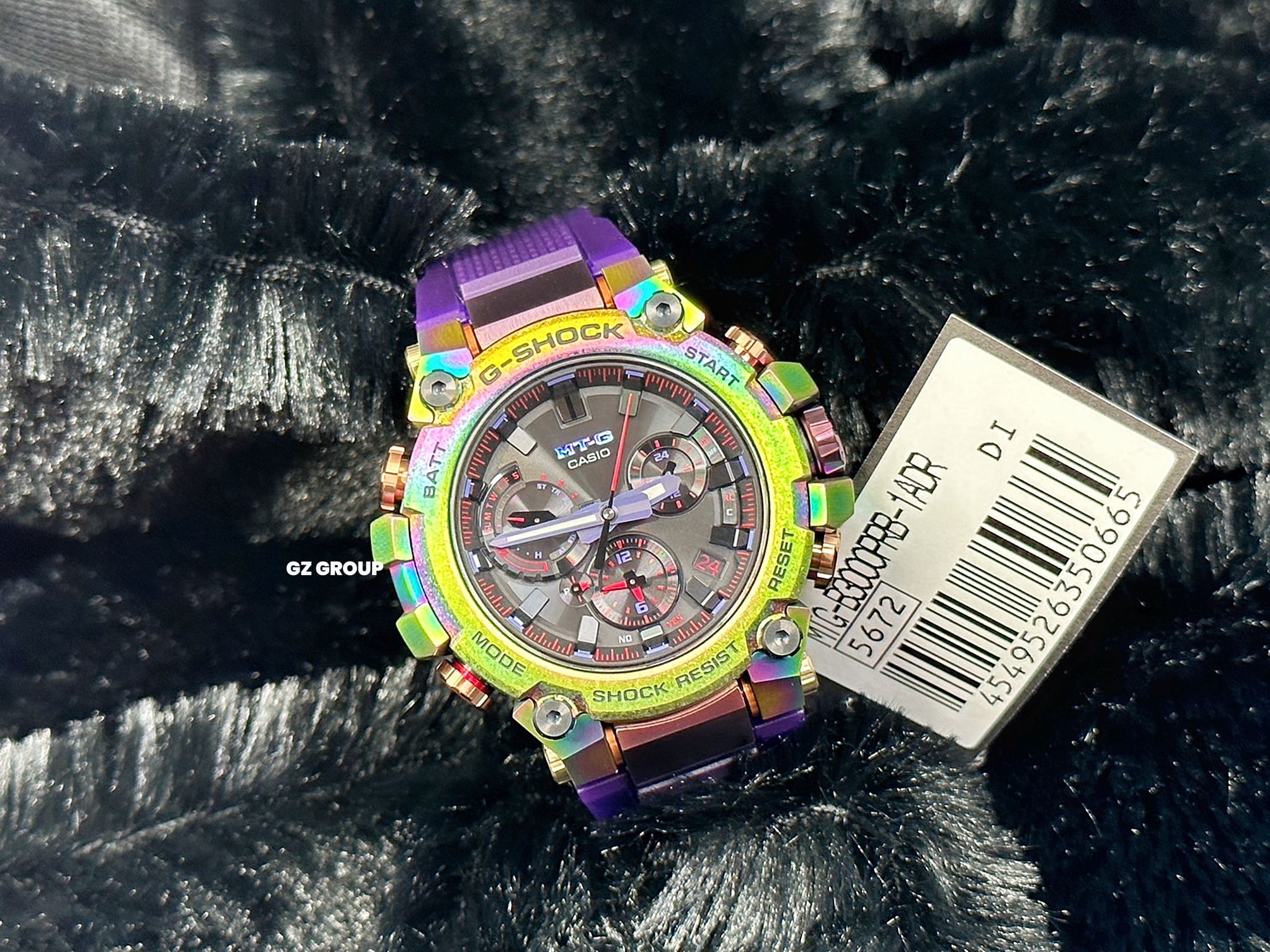 CASIO G-SHOCK นาฬิกาข้อมือ นาฬิกากันน้ำ นาฬิกาของแท้ ประกันศูนย์ CMG 1 ปี รุ่น MTG-B3000PRB-1A นาฬิกาสีดำ