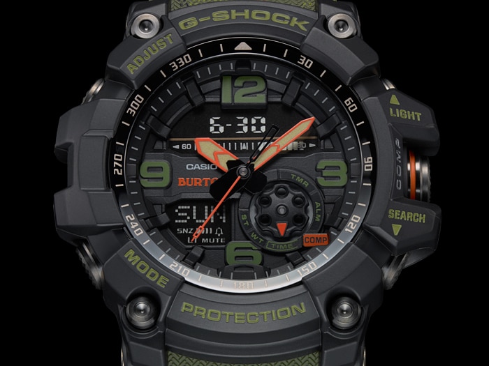 CASIO G-SHOCK นาฬิกาข้อมือ นาฬิกากันน้ำ นาฬิกาของแท้ ประกันศูนย์ CMG 1 ปี รุ่น GG-1000BTN-1A นาฬิกาสีดำ
