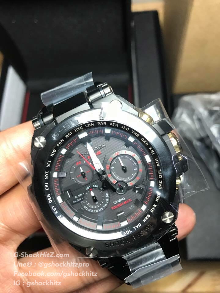 CASIO G-SHOCK นาฬิกาข้อมือ นาฬิกากันน้ำ นาฬิกาของแท้ ประกันศูนย์ CMG 1 ปี รุ่น MTG-S1030BD-1A นาฬิกาสีดำ