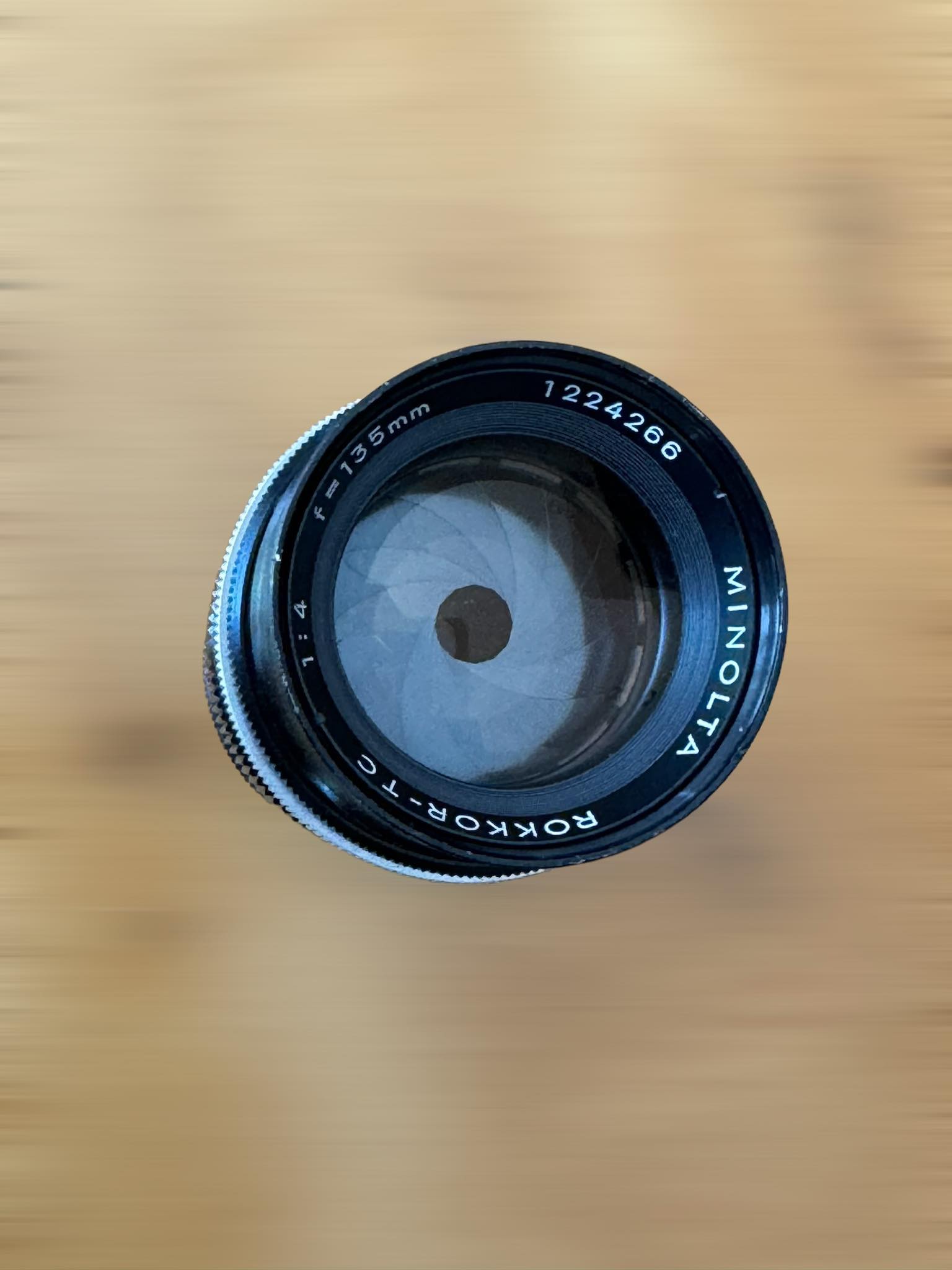 MINOLTA ROKKOR-TC 135MM.F4 MD MOUNT