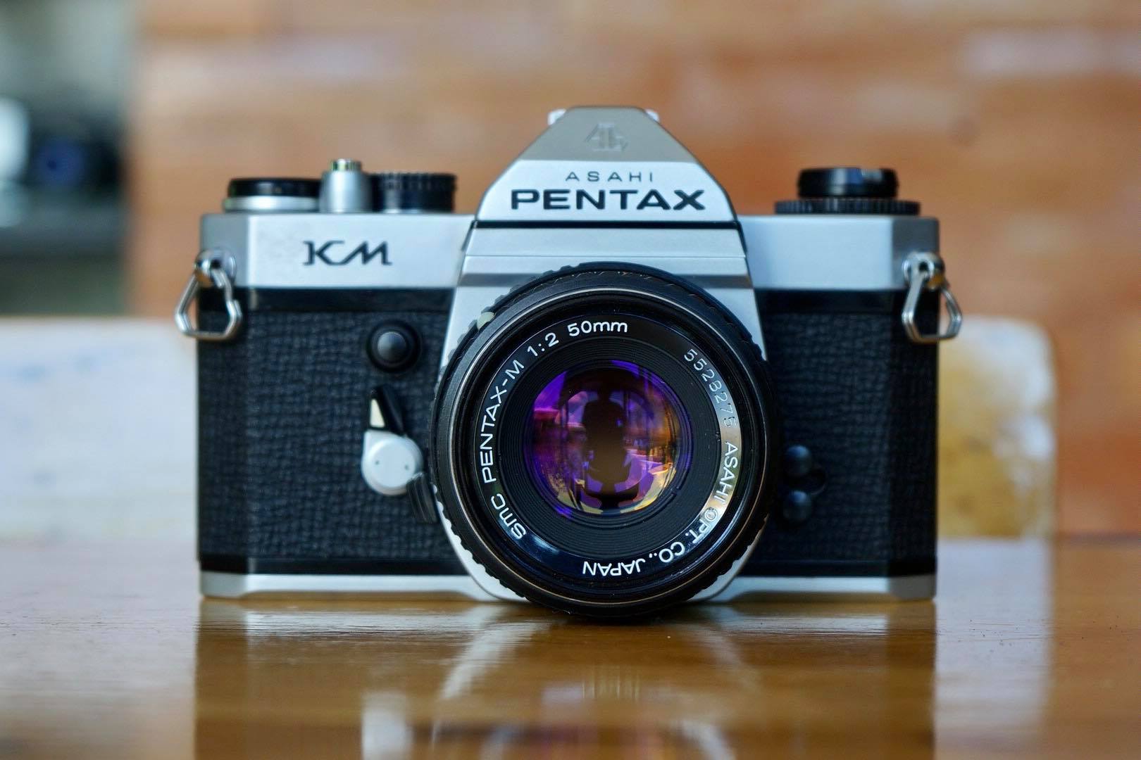 ASAHI PENTAX KM SMC PENTAX-M 50MM.F2