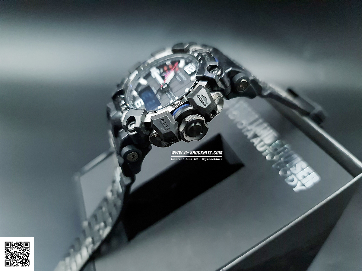 CASIO G-SHOCK นาฬิกาข้อมือ นาฬิกากันน้ำ นาฬิกาของแท้ ประกันศูนย์ CMG 1 ปี รุ่น GWG-2000TLC-1A นาฬิกาสีดำ