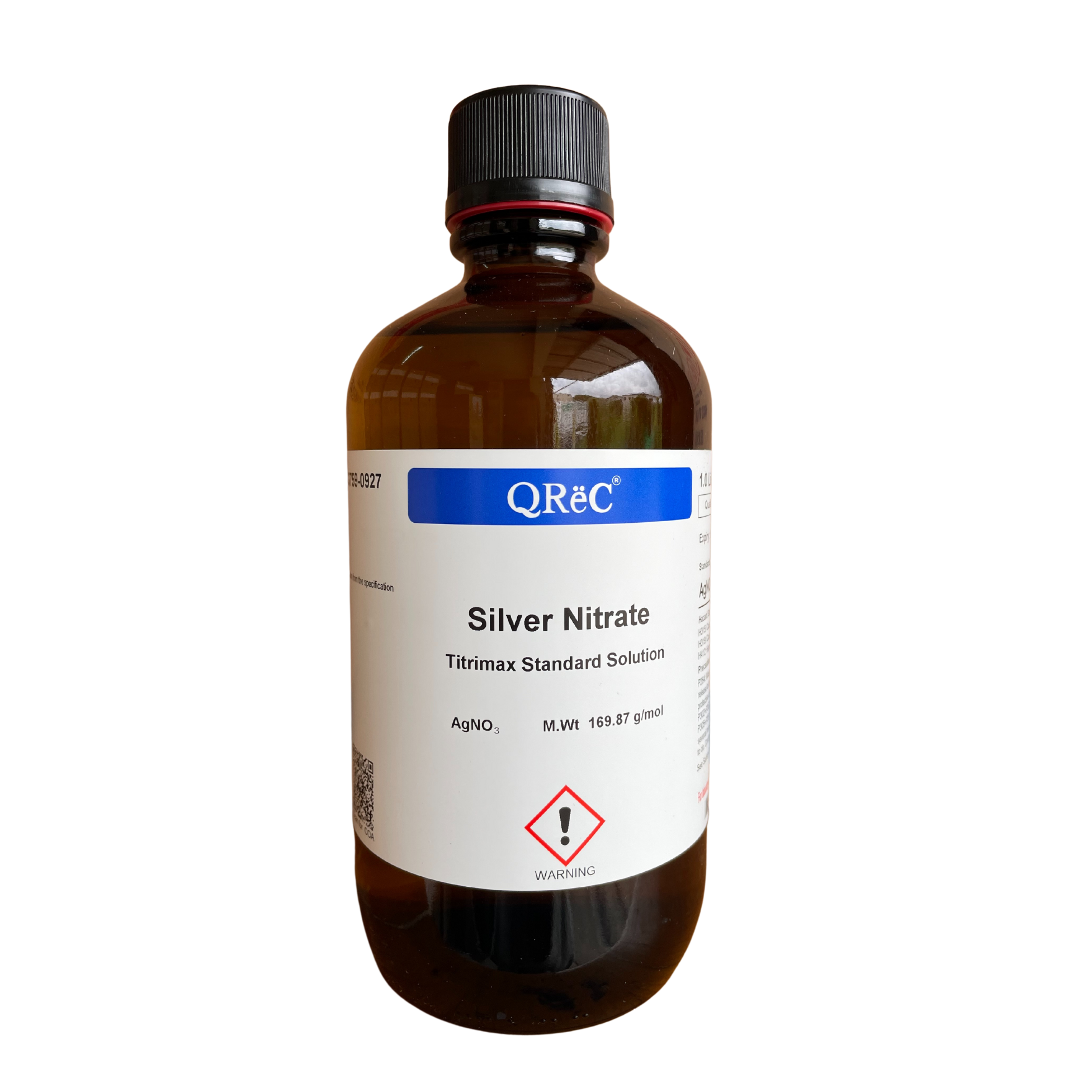 Silver Nitrate, Solution 0.1Mol/L (0.1N) 1 L. QReC™