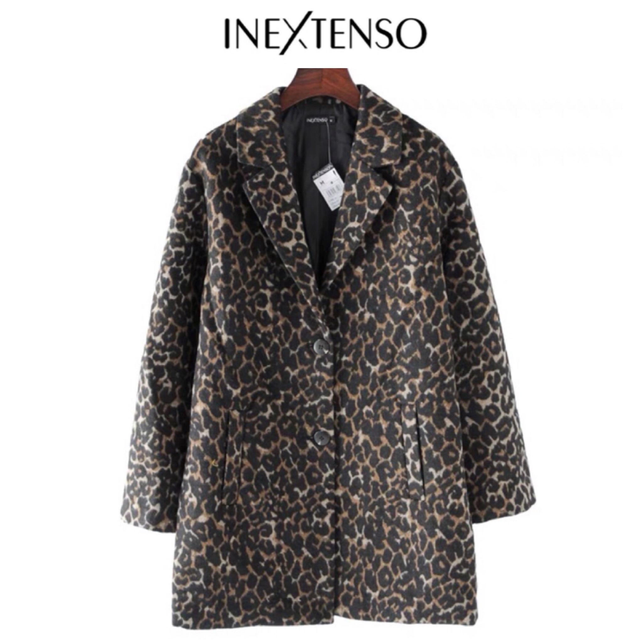 Inextenso เสื้อโค้ท เสื้อกันหนาว ลายเสือ แบรนด์ INEXTENSO ลายเสือ