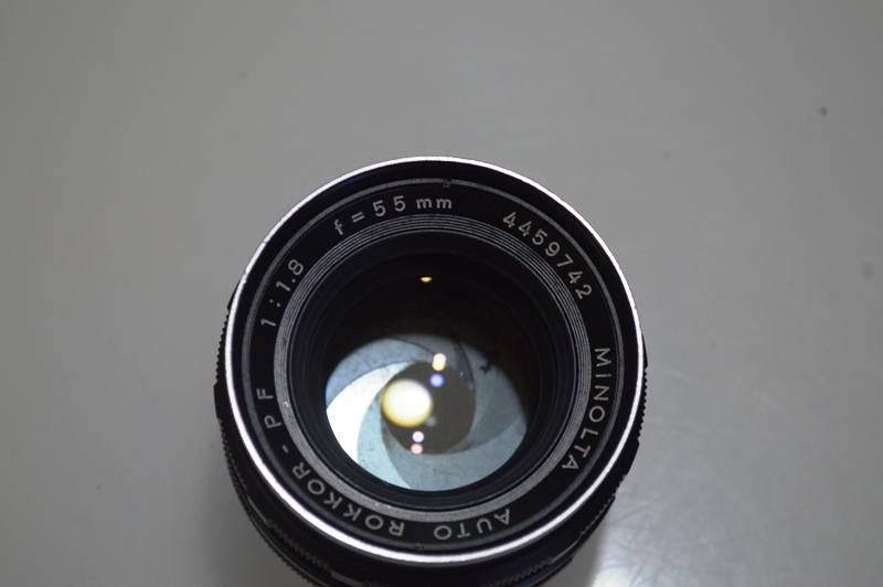 MINOLTA AUTO ROKKOR-PF 55MM.F1.8 MD MOUNT