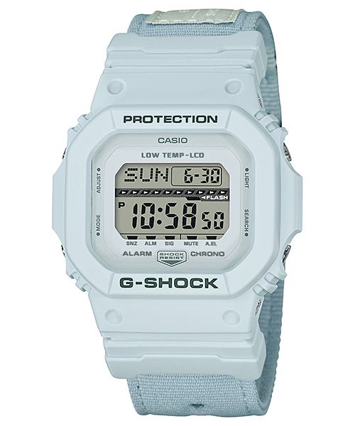 CASIO G-SHOCK นาฬิกาข้อมือ นาฬิกากันน้ำ นาฬิกาของแท้ ประกันศูนย์ CMG 1 ปี รุ่น GLS-5600CL-7 นาฬิกาสีขาว