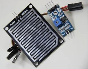 เซนเซอร์น้ำฝน ความชื้น Rain / Water Detection Sensor Module พร้อมสายไฟ