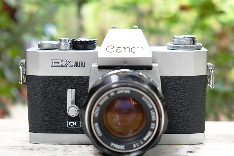 CANON EX AUTO QL CANON LENS EX 50MM.F1.8