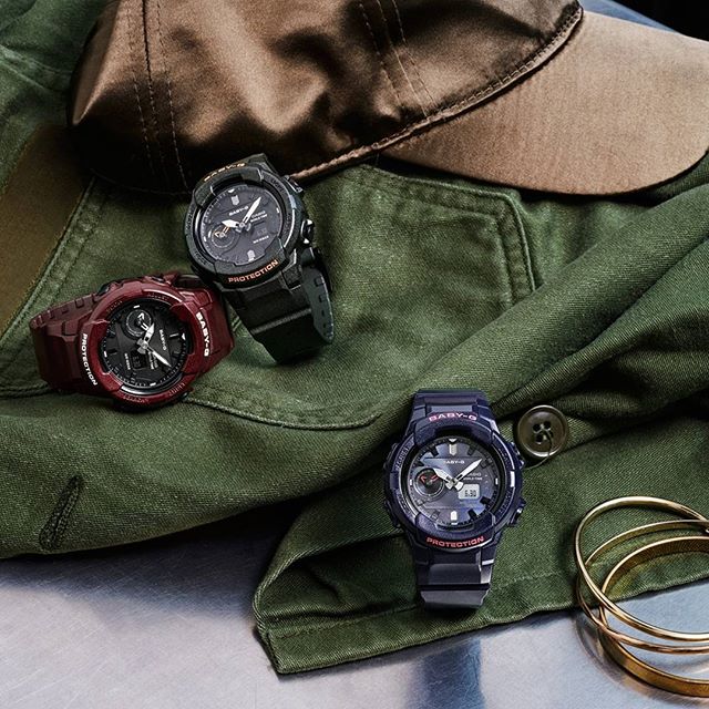 CASIO BABY-G นาฬิกาข้อมือ นาฬิกากันน้ำ นาฬิกาของแท้ ประกันศูนย์ CMG 1 ปี รุ่น BGA-230S-4A นาฬิกาสีแดง