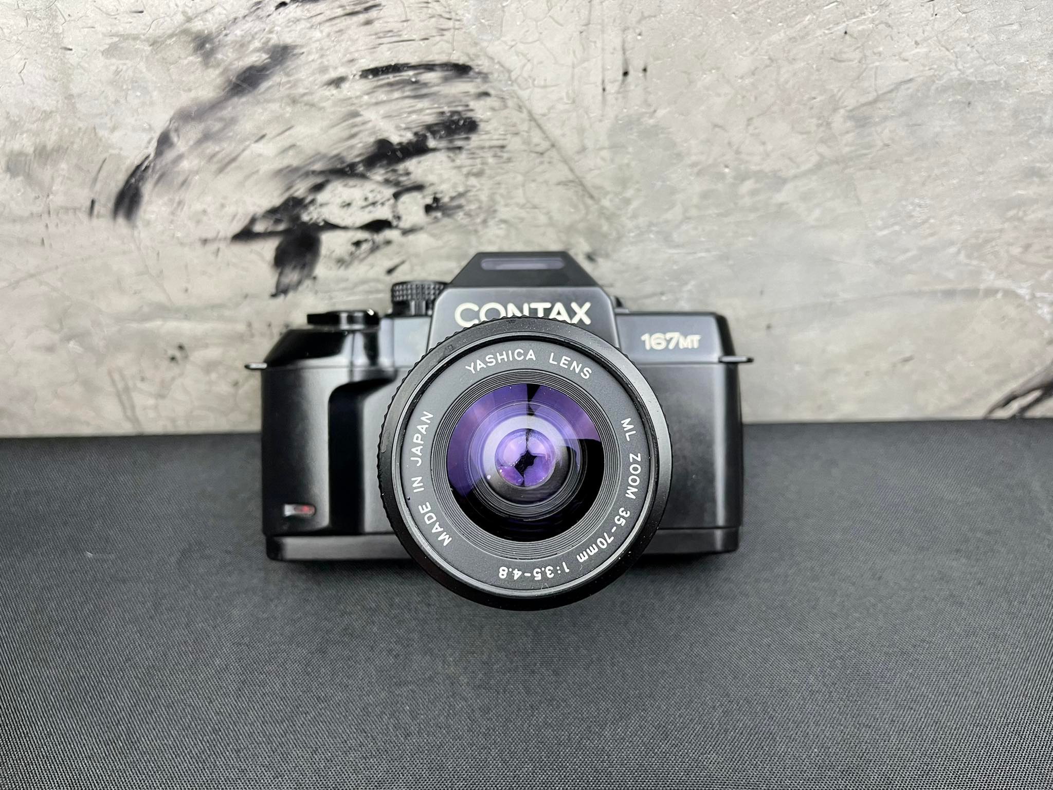 CONTAX 167MT YASHICA LENS ML ZOOM 35-70MM.F3.5-4.8 MACRO CY MOUNT