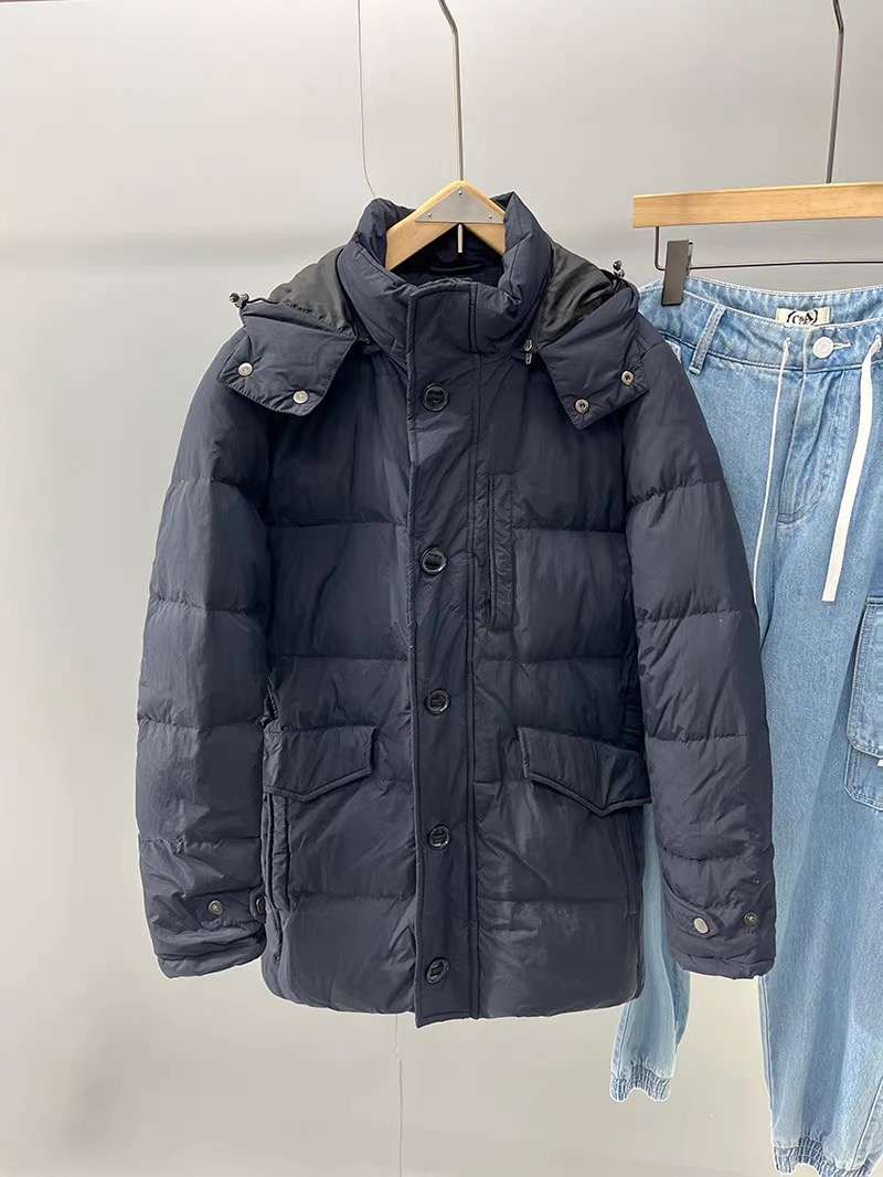 sakazen เสื้อกันหนาว เสื้อฮู้ดขนเป็ด กันหนาว บุนวมอุ่น แบรนด์ taka-Q ( Puffer Jacket ) / 800 fill down jacket ดำ