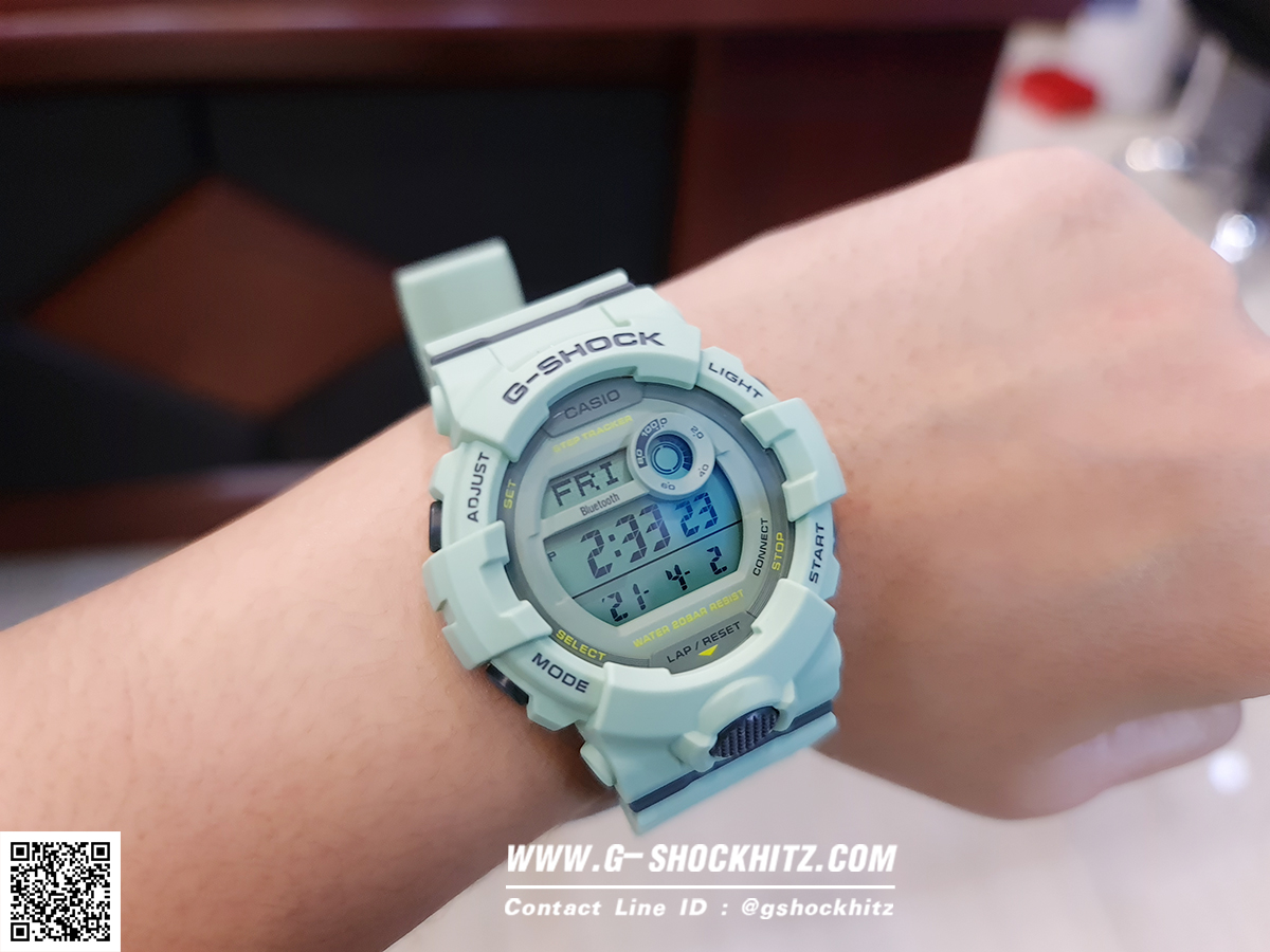 CASIO G-SHOCK นาฬิกาข้อมือ นาฬิกากันน้ำ นาฬิกาของแท้ ประกันศูนย์ CMG 1 ปี รุ่น GMD-B800SU-3D นาฬิกาสีเขียว