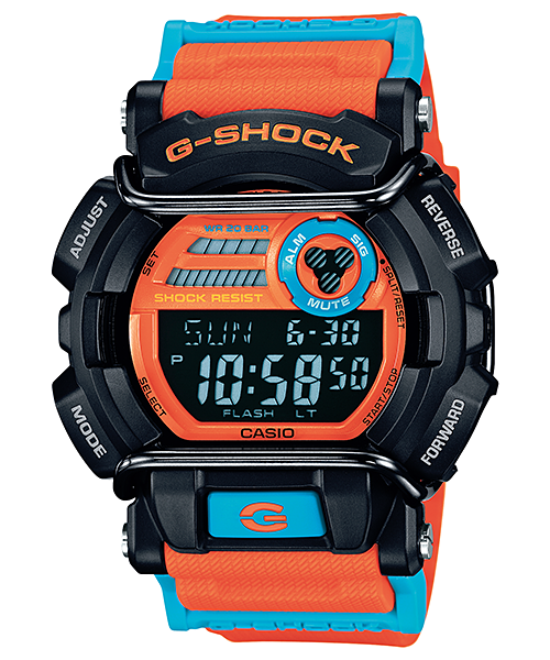 CASIO G-SHOCK นาฬิกาข้อมือ นาฬิกากันน้ำ นาฬิกาของแท้ ประกันศูนย์ CMG 1 ปี รุ่น GD-400DN-4 นาฬิกาสีส้ม