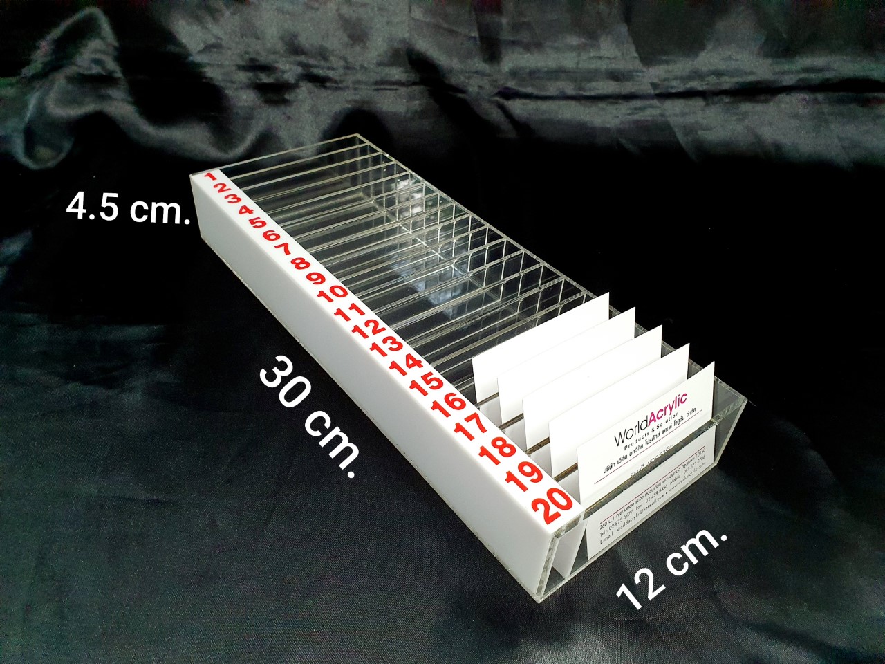 กล่องแลกบัตร 20 ช่อง