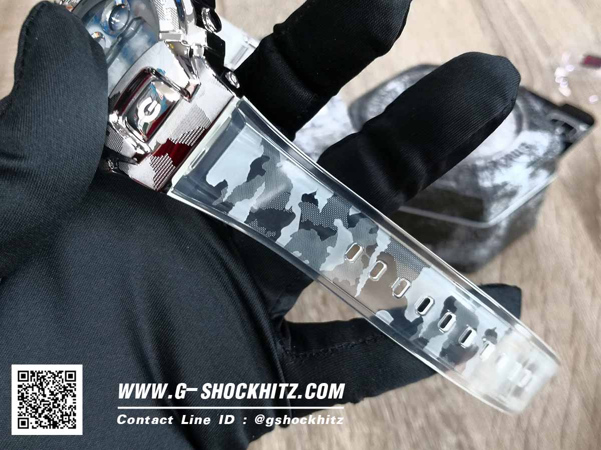 CASIO MID YEAR SALE G-SHOCK พร้อมส่ง นาฬิกาข้อมือ นาฬิกากันน้ำ นาฬิกาของแท้ ประกันศูนย์ CMG 1 ปี รุ่น GM-6900SCM-1 นาฬิกาสีเงิน