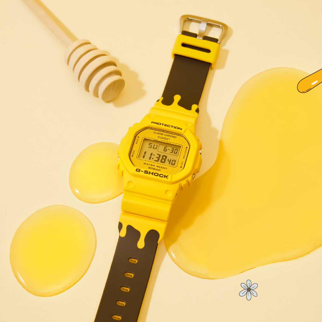 CASIO MID YEAR SALE G-SHOCK นาฬิกาข้อมือ นาฬิกากันน้ำ นาฬิกาของแท้ ประกันศูนย์ CMG 1 ปี รุ่น SLV-22B-9 นาฬิกาสีเหลือง