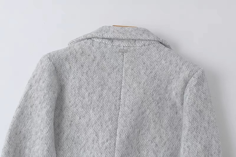 เสื้อโค้ท เสื้อกันหนาว เนื้อผ้าไหมพรม Knitting สีเทา แบรนด์ mohito