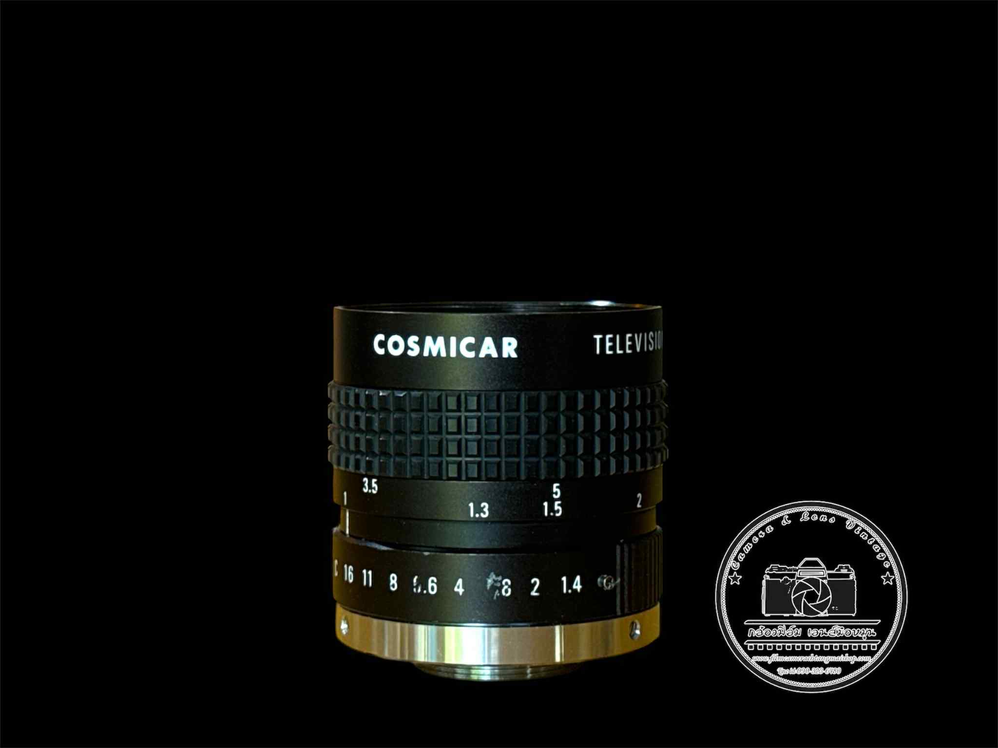 COSMICAR TELEVISION LENS 50MM.F1.4 C MOUNT