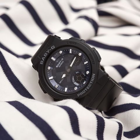 CASIO BABY-G นาฬิกาข้อมือ นาฬิกากันน้ำ นาฬิกาของแท้ ประกันศูนย์ CMG 1 ปี รุ่น BGA-250-1A นาฬิกาสีดำ