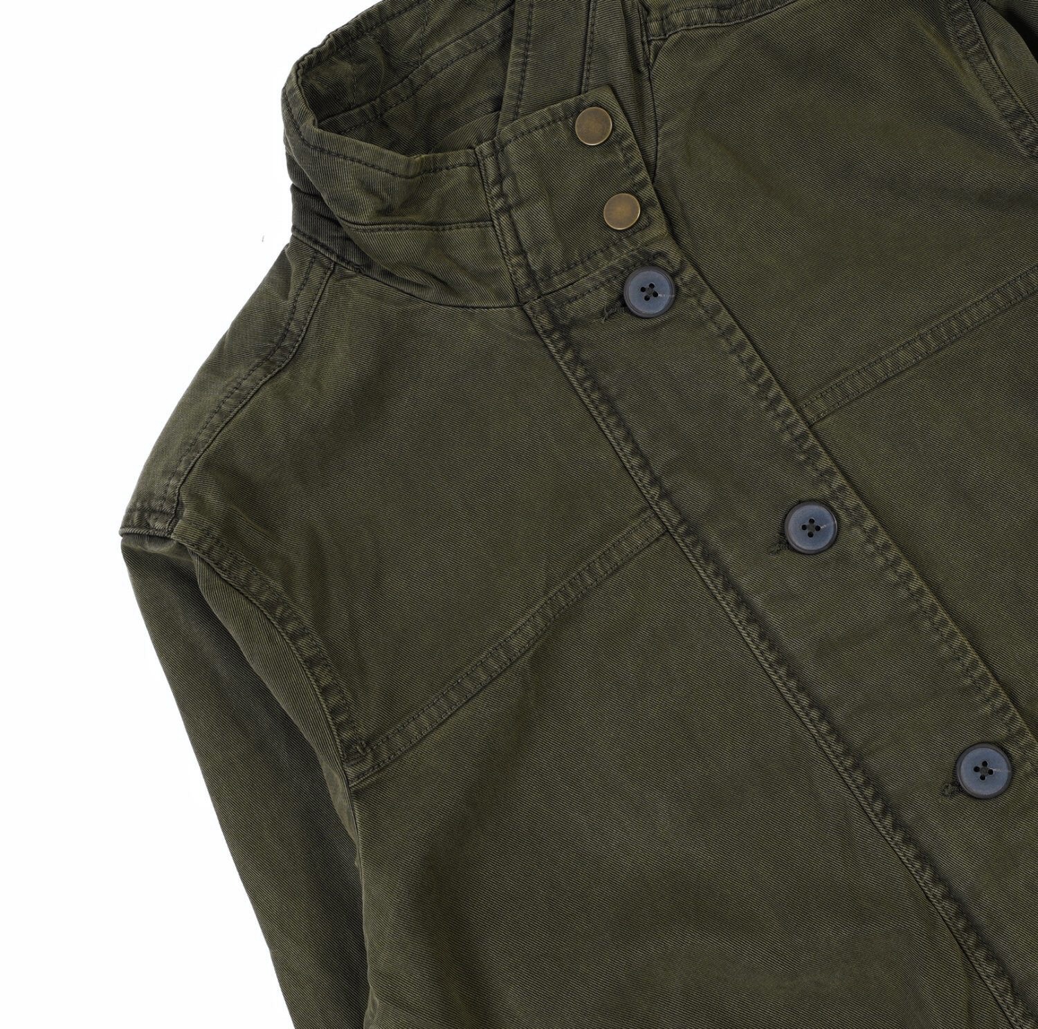 LUCKY BRAND เสื้อนอกเขียวทหาร เสื้อแจ็คเก็ต แนวทหาร แพทเทิน Lucky brandสวย เท่ห์ มาก แบรนด์ In extenso สำเนา เขียว