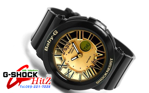 CASIO BABY-G นาฬิกาข้อมือ นาฬิกากันน้ำ นาฬิกาของแท้ ประกันศูนย์ CMG 1 ปี รุ่น BGA-160-1B นาฬิกาสีดำ