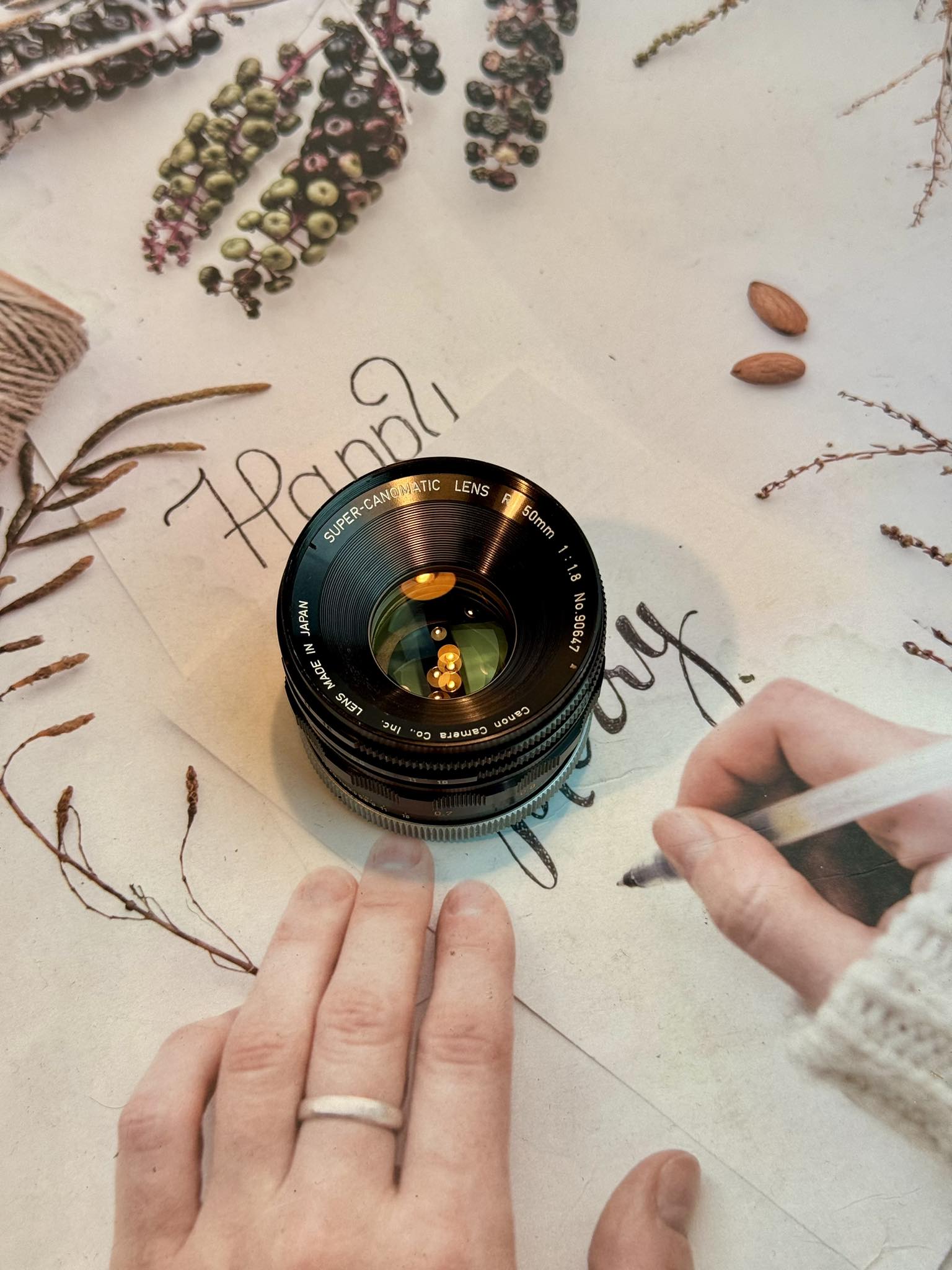CANON SUPER-CANOMATIC LENS R 50MM.F1.8 FL MOUNT