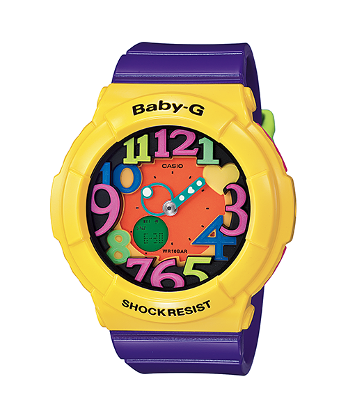 CASIO BABY-G นาฬิกาข้อมือ นาฬิกากันน้ำ นาฬิกาของแท้ ประกันศูนย์ CMG 1 ปี รุ่น BGA-131-9B นาฬิกาสีเหลือง