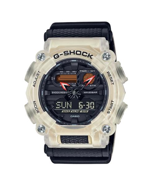 CASIO G-SHOCK นาฬิกาข้อมือ นาฬิกากันน้ำ นาฬิกาของแท้ ประกันศูนย์ CMG 1 ปี รุ่น GA-900TS-4A นาฬิกาสีส้ม