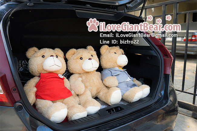 ตุ๊กตาหมี TED จากหนังเรื่อง TED หมีไม่แอ๊บ แสบได้อีก ไซค์ใหญ่ 60cm