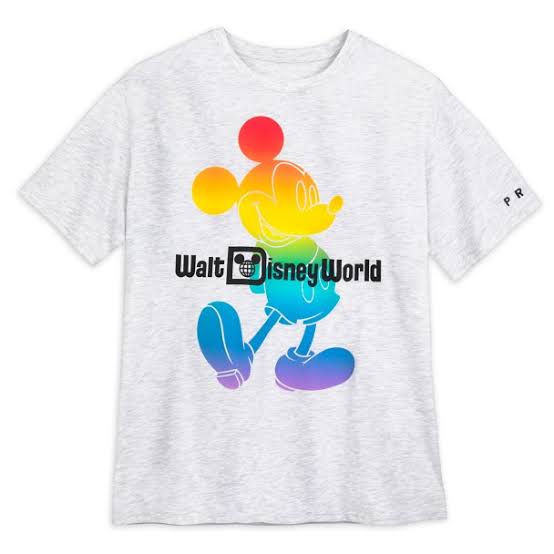 เสื้อฮู้ด วอร์ม สเวตเตอร์ Disney เสื้อมิคกี้ mickey PRIDE T-shirt แขนสั้น สีเทา ลายการ์ตูนมิคกี้ งาน DISNEYงานสวย มาก LGBTQ+ collection Disney Pride Collection Mickey Mouse T-Shirt For Kids – Walt Disney World ดำ