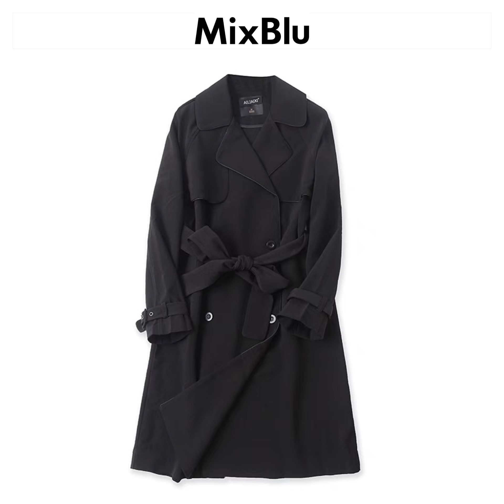 Mixblu เสื้อโค้ท เสื้อคลุม เบลเซอร์ กันหนาวกันลม สีดำ แบรนด์ Mixblu สำเนา