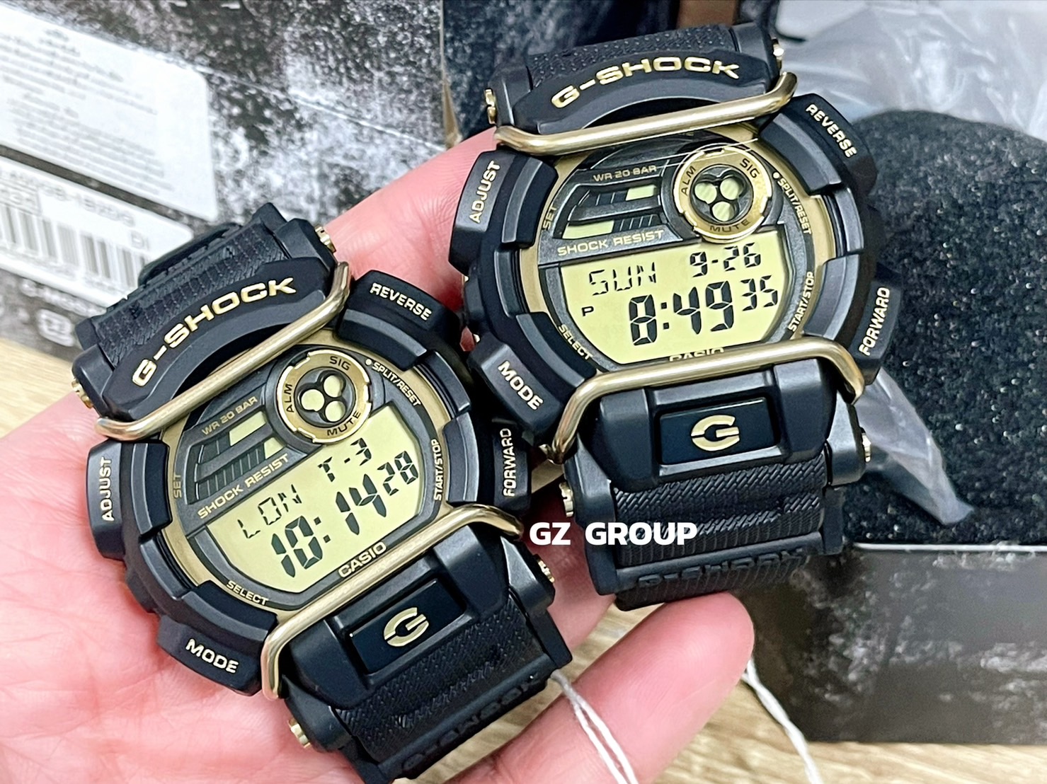 CASIO G-SHOCK นาฬิกาข้อมือ นาฬิกากันน้ำ นาฬิกาของแท้ ประกันศูนย์ CMG 1 ปี รุ่น GD-400GB-1B2 นาฬิกาสีดำ