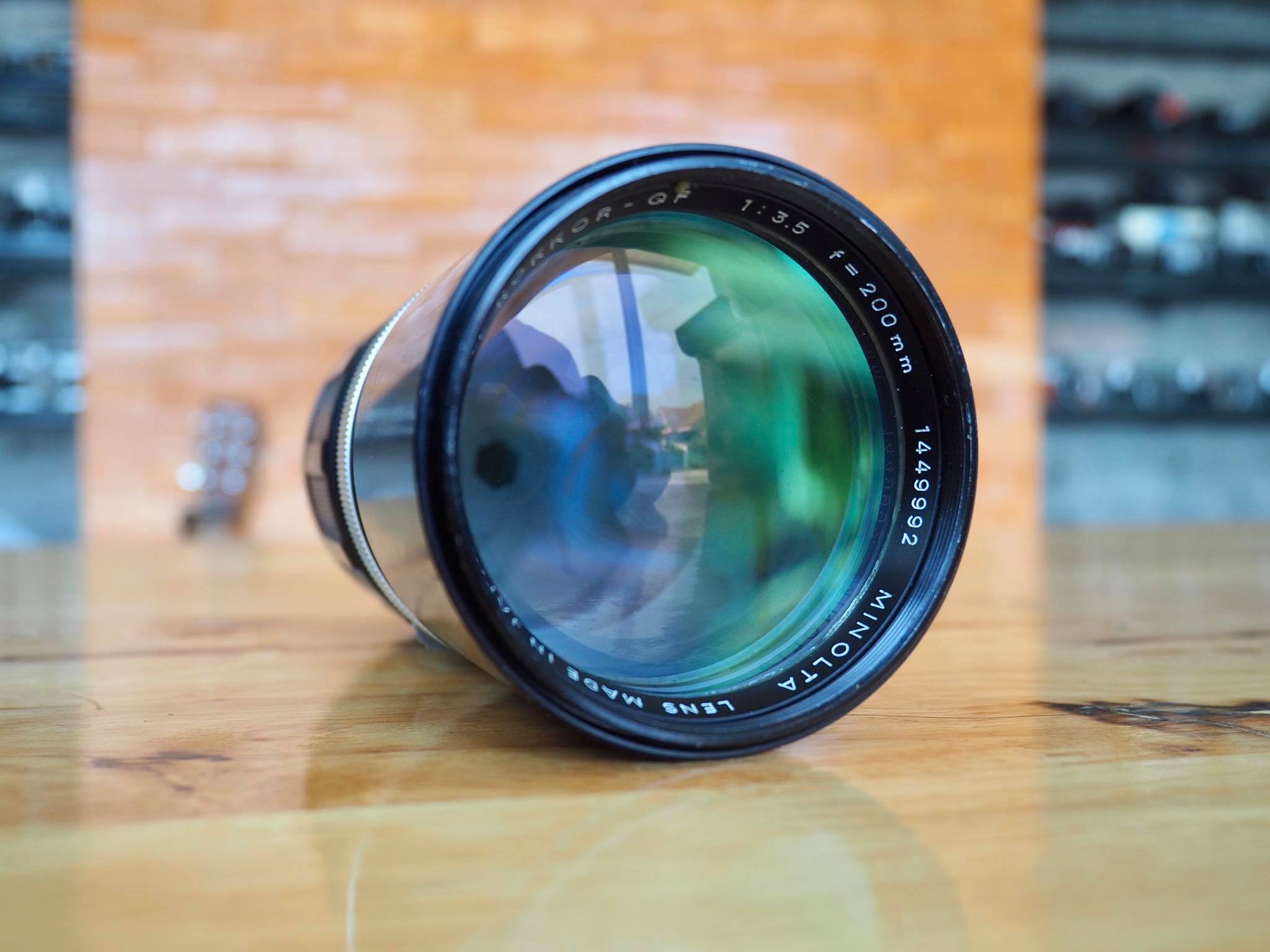 MINOLTA MC TELE ROKKOR-QF200 MM.F3.5 MD MOUNT