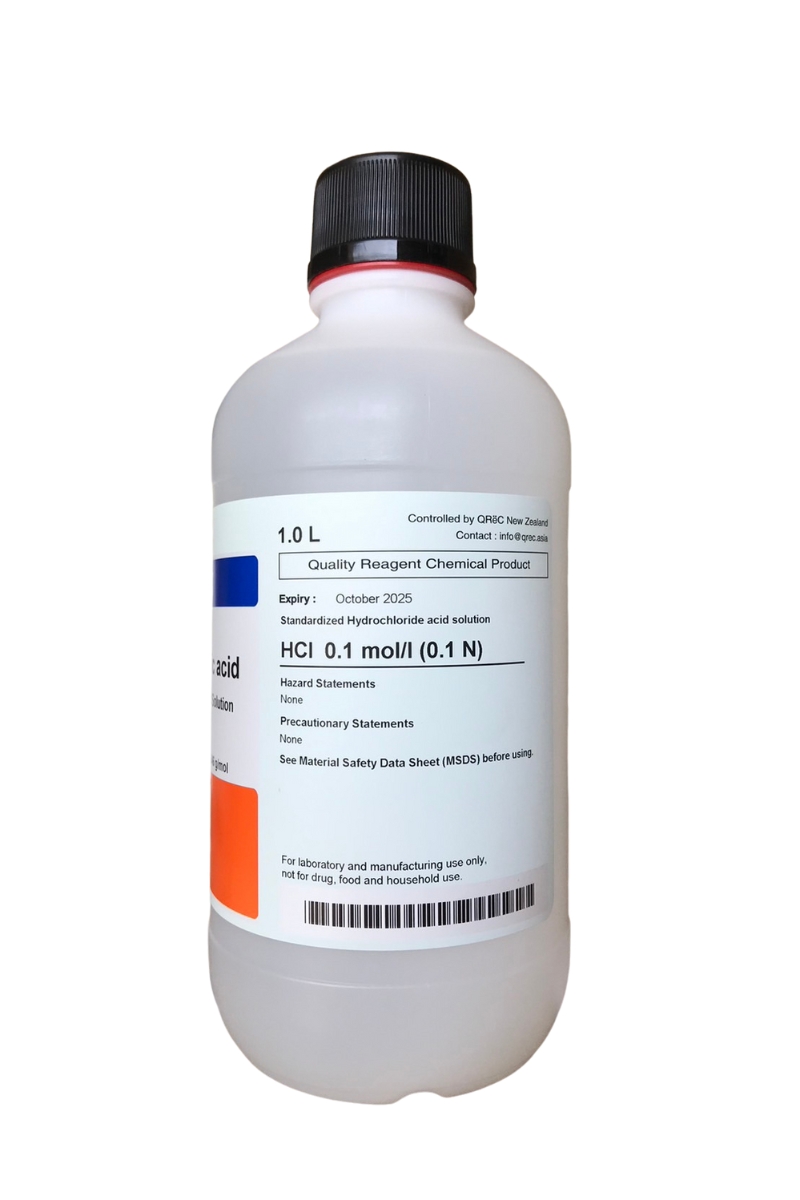 Hydrochloric Acid, Volumetric Solution (0.1 Mol/L) 1 L. QReC™