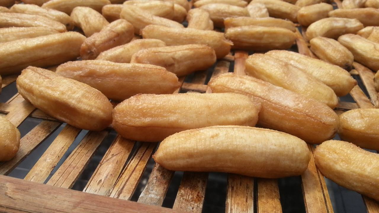 กล้วยตาก(กล้วยน้ำว้า)(200g.) กล้วยตากสังคม