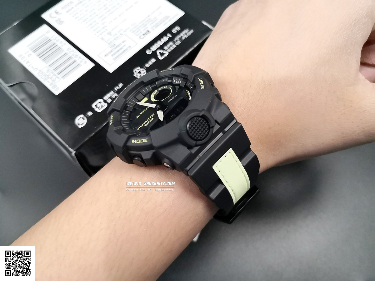 CASIO G-SHOCK นาฬิกาข้อมือ นาฬิกากันน้ำ นาฬิกาของแท้ ประกันศูนย์ CMG 1 ปี รุ่น GBA-800LU-1A1 นาฬิกาสีดำ