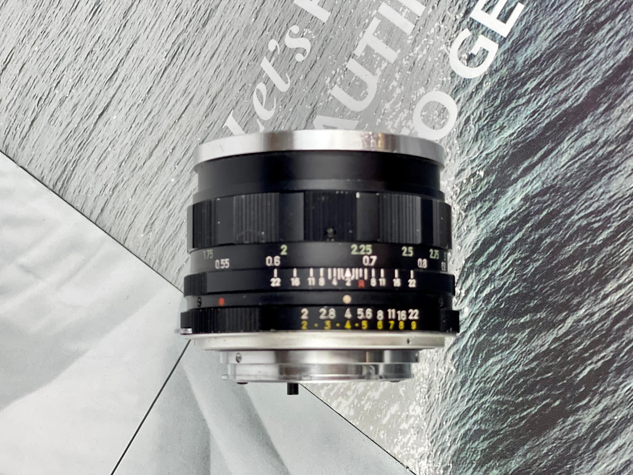MINOLTA AUTO ROKKOR PF 55MM. F2 MD MOUNT