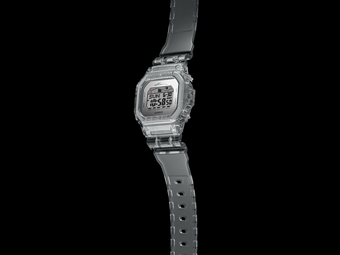 CASIO G-SHOCK นาฬิกาข้อมือ นาฬิกากันน้ำ นาฬิกาของแท้ ประกันศูนย์ CMG 1 ปี รุ่น GLX-5600KI-7 นาฬิกาสีเทา