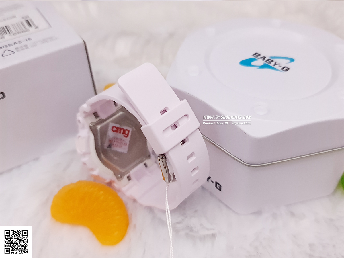 CASIO BABY-G นาฬิกาข้อมือ นาฬิกากันน้ำ นาฬิกาของแท้ ประกันศูนย์ CMG 1 ปี รุ่น BA-110-4A2 นาฬิกาสีชมพู