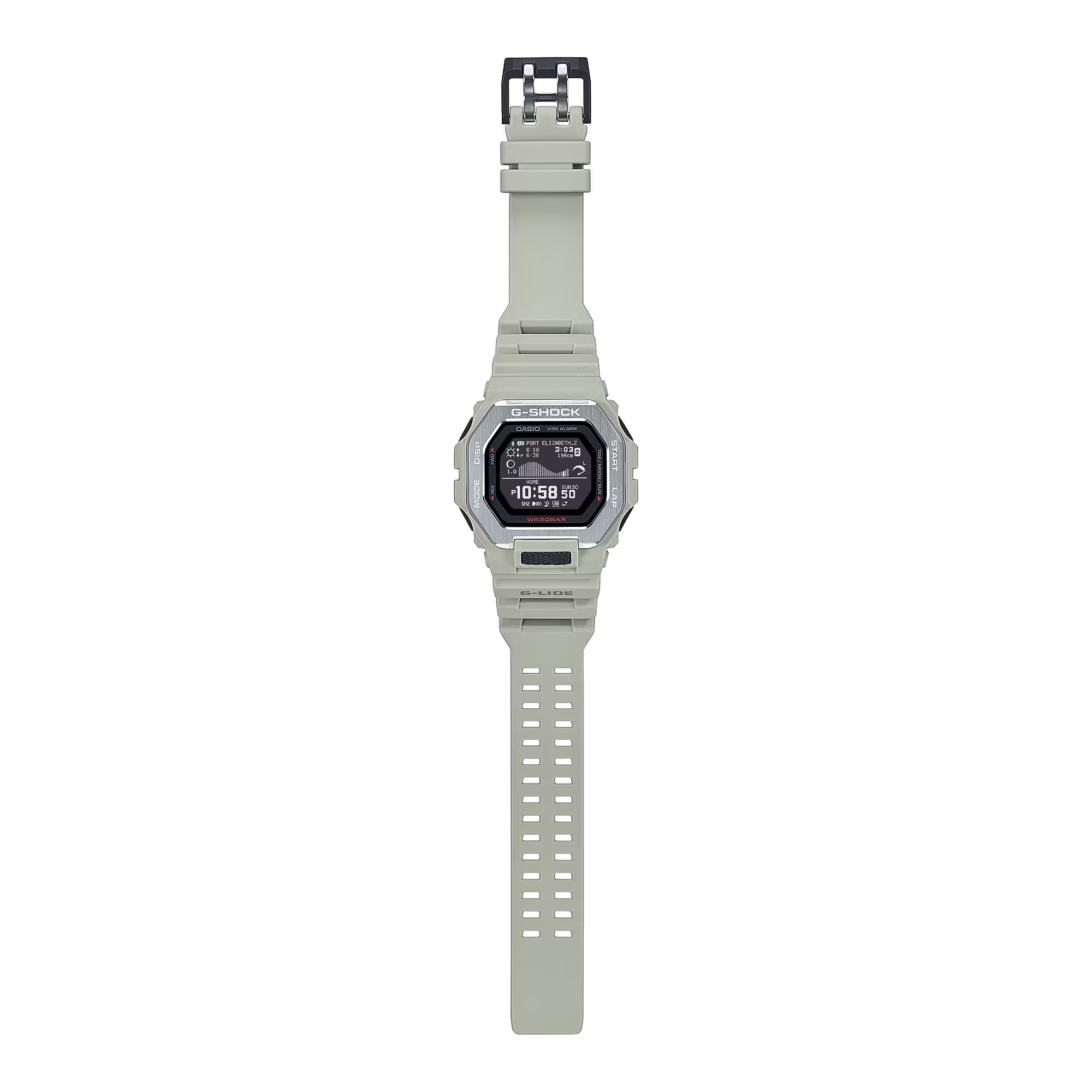 CASIO G-SHOCK นาฬิกาข้อมือ นาฬิกากันน้ำ นาฬิกาของแท้ ประกันศูนย์ CMG 1 ปี รุ่น GBX-100-8 นาฬิกาสีเทา